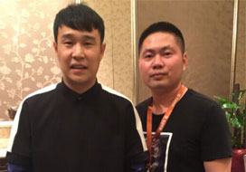 广州万向与明星合影